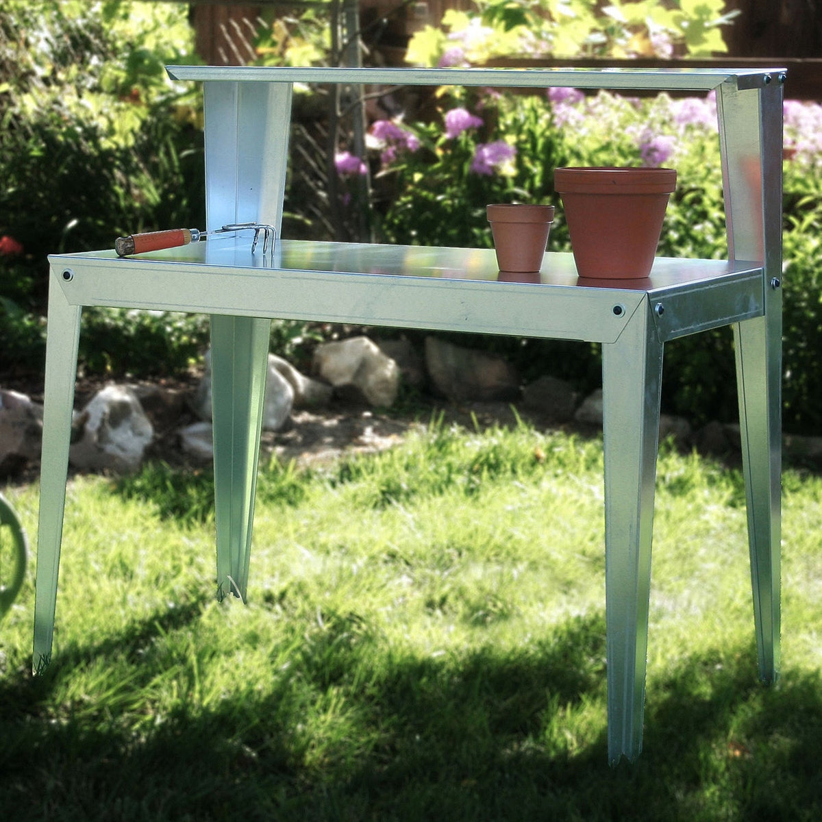 24 x 44 inch Galvanized Steel Top Utility Table Workbench Potting Bench, photo 3 of 3
