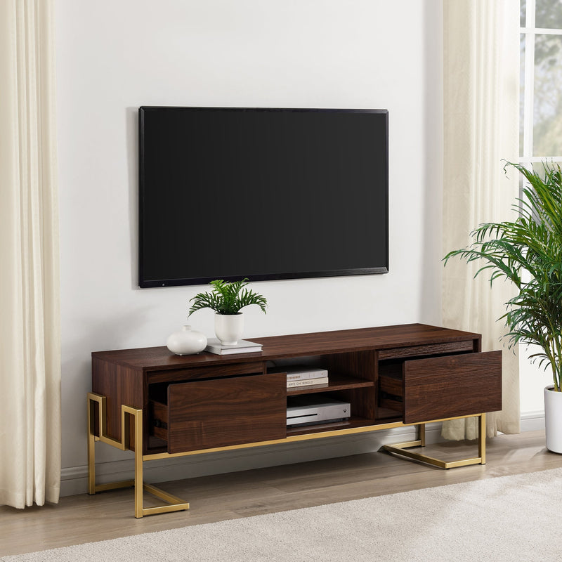 Betty Modern Glam 2-Drawer TV Stand