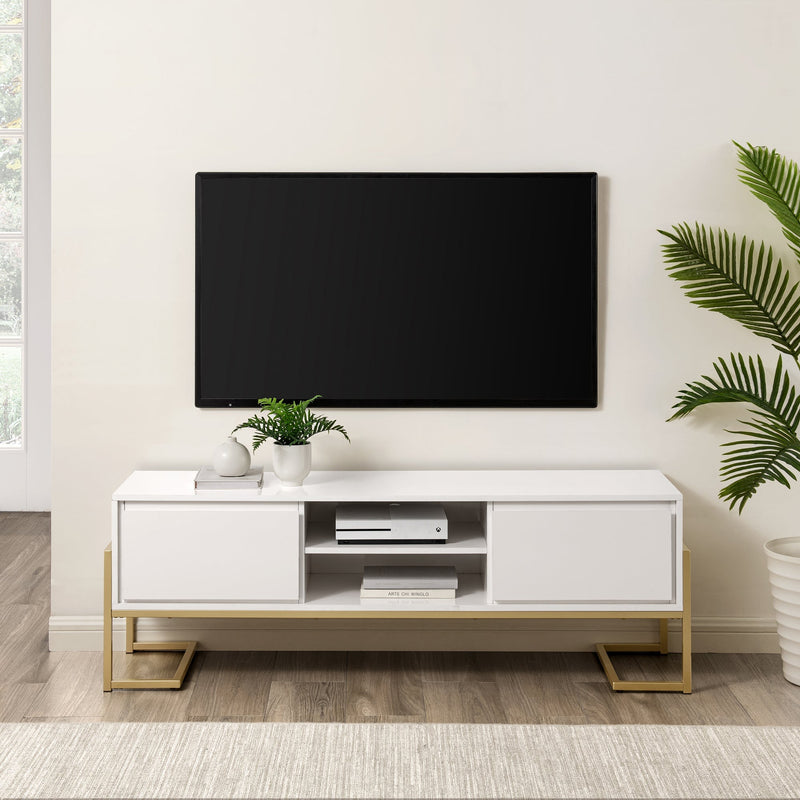 Betty Modern Glam 2-Drawer TV Stand