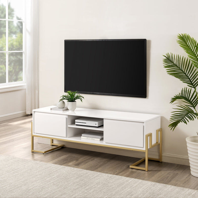 Betty Modern Glam 2-Drawer TV Stand