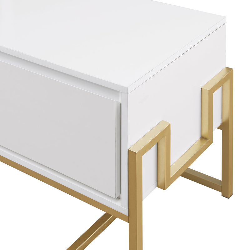 Betty Modern Glam 2-Drawer TV Stand