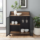 Sona Industrial Bar Cabinet