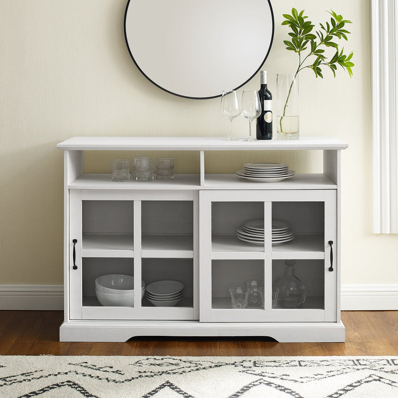 Boden Sliding Glass Door Buffet Sideboard & TV Stand