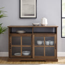 Boden Sliding Glass Door Buffet Sideboard & TV Stand