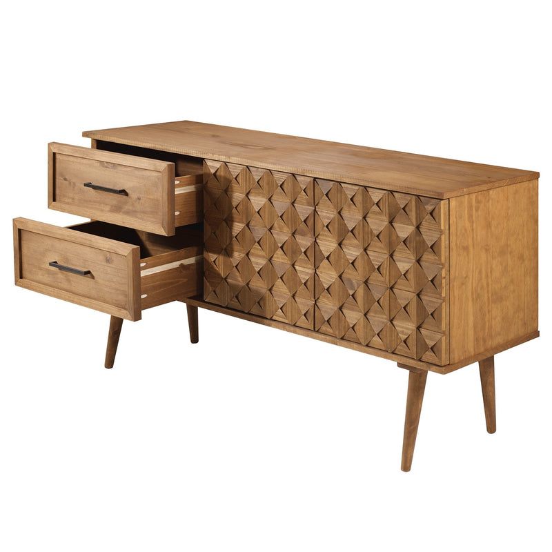 Tessa Solid Wood Prism Sideboard / TV Stand