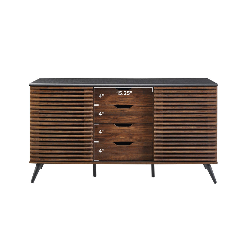 Havana Sliding Door Drawer Sideboard / TV Stand