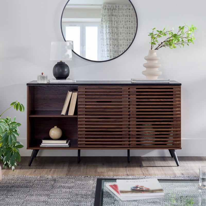 Havana Sliding Door Drawer Sideboard / TV Stand