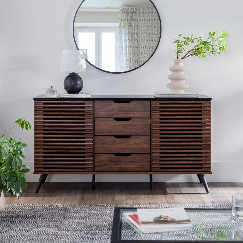 Havana Sliding Door Drawer Sideboard / TV Stand