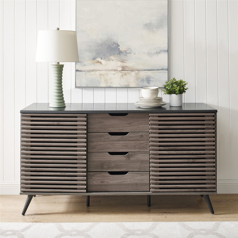 Havana Sliding Door Drawer Sideboard / TV Stand