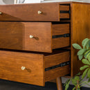 Mid-Century 70" Modern Console Buffet Sideboard