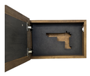 Stylish Buck & Doe Wall-Mounted Gun Cabinet – Elegant Lockable Storage for Your Home