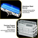 Camplux 8L Portable Gas Hot Water Heater w/ 4.3L Pump & Sink Sprayer & Shower Stand