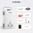 Camplux BW158 Camping Water Heater Propane