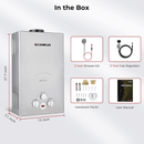 Camplux BW264G Camping Water Heater Propane