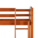 Carolina Transitional Solid Wood Twin-over-Twin Bunk Bed