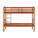 Carolina Transitional Solid Wood Twin-over-Twin Bunk Bed