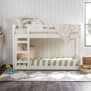 Twin Over Twin Solid Wood Slat Bunk Bed