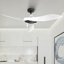 54" DC Motor 6 Speed Black Ceiling Fan