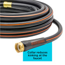 Garden Hose With Brass Couplings For Leak-Free 50-Foot