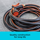Garden Hose With Brass Couplings For Leak-Free 50-Foot