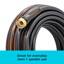Garden Hose With Brass Couplings For Leak-Free 50-Foot
