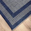 Alfa Rich Navy Blue Washable Area Rugs for Living Room Bedroom Kitchen Dining Cotton Rug