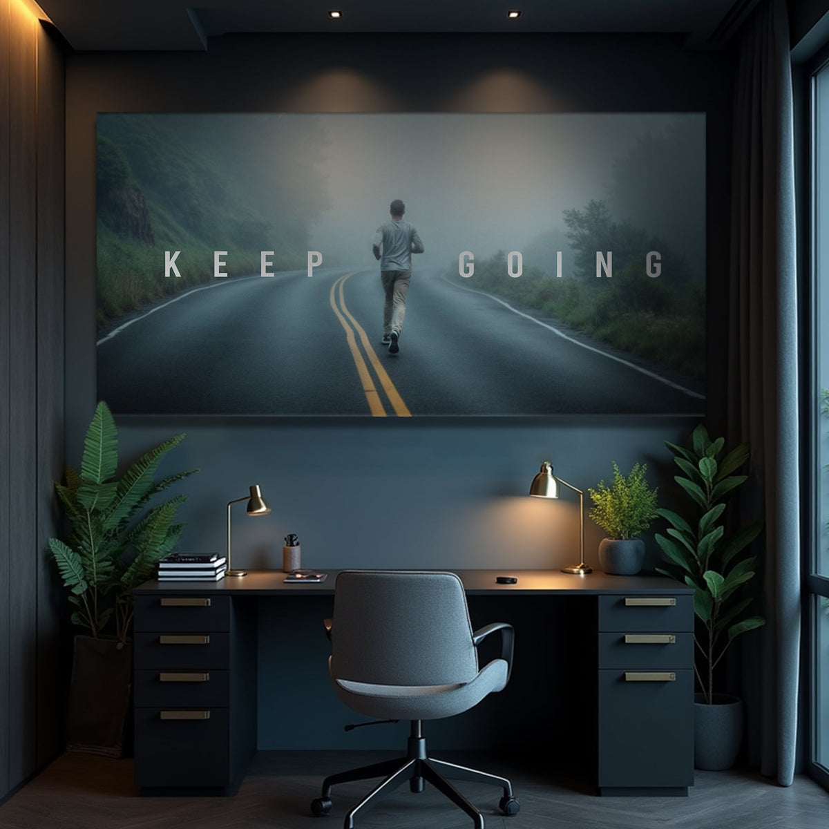 Keep Going Motivational Wall Sign, photo 2 of 10