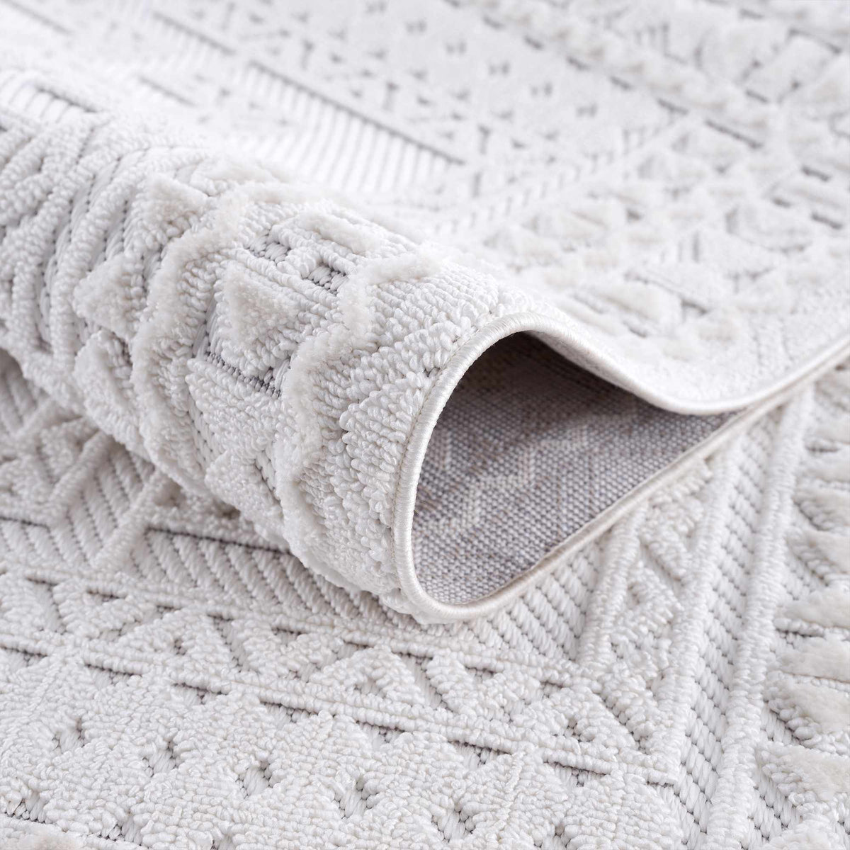 Alya White Fringe Rug, photo 8 of 18