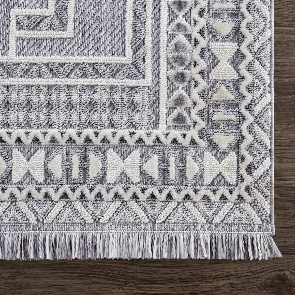 Alya Charcoal Textured Area Rug, photo 7 of 16
