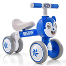 Baby Balance Bike No Pedal Lightweight Infant 4 Wheels Baby Bicycle-Blue by LJGDeals