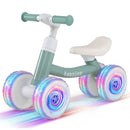 Baby Balance Bike with Adjustable Handlebar and Seat with Lighting Wheels by LJGDeals