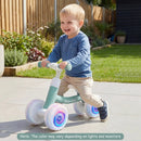 Baby Balance Bike with Adjustable Handlebar and Seat with Lighting Wheels by LJGDeals