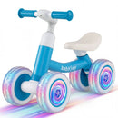 Baby Balance Bike with Adjustable Handlebar and Seat with Lighting Wheels by LJGDeals