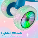 Baby Balance Bike with Adjustable Handlebar and Seat with Lighting Wheels