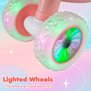 Baby Balance Bike with Adjustable Handlebar and Seat with Lighting Wheels