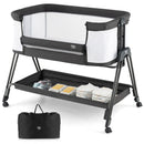 Baby Portable Bedside Sleeper with 7 Adjustable Heights by LJGDeals