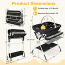 Baby Changing Table Foldable Diaper Changing Station with Storage Bag and Shelf by LJGDeals