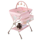 Baby Changing Table Foldable Diaper Changing Station with Storage Bag and Shelf