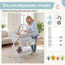 Baby Changing Table Foldable Diaper Changing Station with Storage Bag and Shelf by LJGDeals