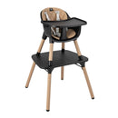 4-in-1 Baby Convertible Toddler Table Chair Set with PU Cushion by LJGDeals