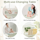 Baby Diaper Changing Table with Water Basin Wheel by LJGDeals