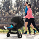 Baby Jogging Stroller with Adjustable Canopy for Newborn by LJGDeals