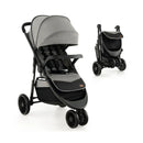 Baby Jogging Stroller with Adjustable Canopy for Newborn by LJGDeals