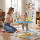 Baby Jump and Play Activity Center with Rotatable Seat and Interactive Toys