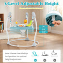 Baby Jump and Play Activity Center with Rotatable Seat and Interactive Toys by LJGDeals