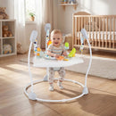 Baby Jump and Play Activity Center with Rotatable Seat and Interactive Toys by LJGDeals