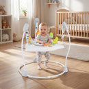 Baby Jump and Play Activity Center with Rotatable Seat and Interactive Toys