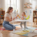 Baby Jump and Play Activity Center with Rotatable Seat and Interactive Toys