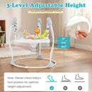 Baby Jump and Play Activity Center with Rotatable Seat and Interactive Toys