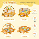 4-in-1 Baby Play Gym with Soft Padding Mat and Arch Design by LJGDeals